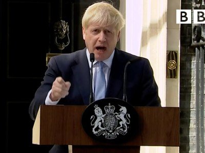 Boris Johnson's first speech as Prime Minister