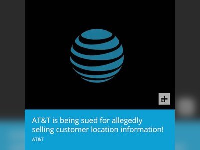 AT&T is being sued for allegedly customer location information.