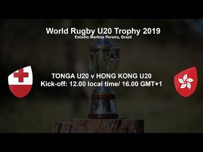 World Rugby U20 Trophy 2019 - Tonga U20 v Hong Kong U20