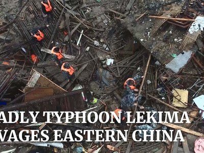Deadly Typhoon Lekima ravages eastern China, killing more than 30