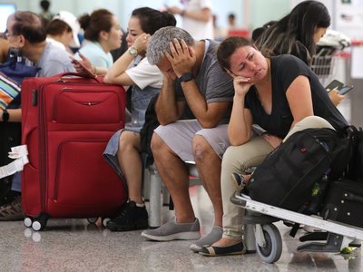 Hong Kong airport resumed some operation. 300 out of 1100 flights canceled for today