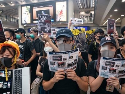 Hong Kong grounds all flights as protest paralyzes airport