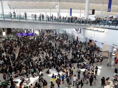 Hong Kong Airport Braces for Sit-In Protest Lasting All Weekend