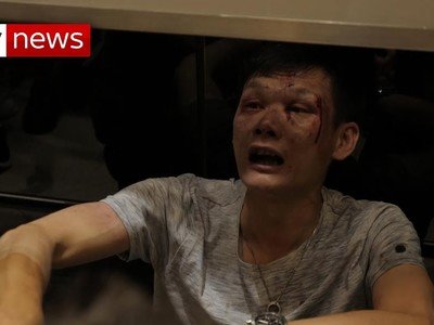 Hong Kong protesters are 'baying for blood' as mobs attack civilians