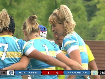 Hong Kong v Kazakhstan: Asia Rugby Women's Sevens Series Korea 7s