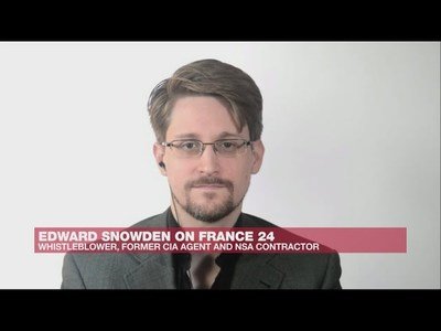Exclusive: Edward Snowden's full interview with France24