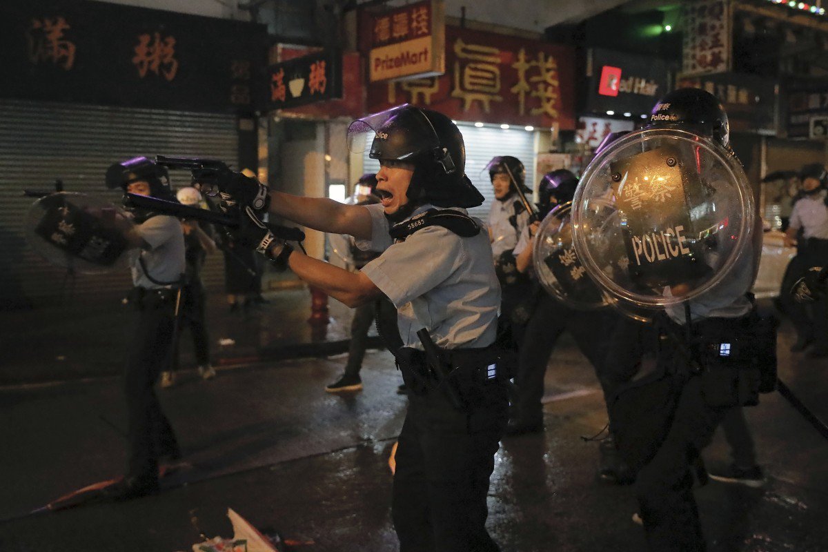 ‘Hong Kong police may have to open fire if protesters try to take guns’