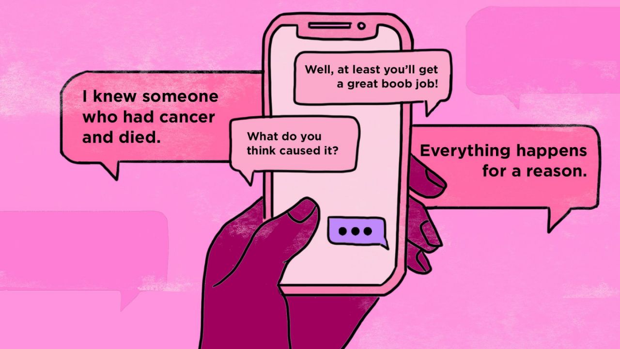 What to say - and not say - when a friend tells you, 'I have breast cancer'