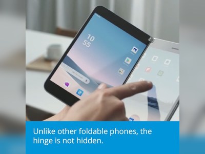 Microsoft’s foldable phone is here