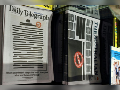 Australian papers censor front pages in press freedom campaign