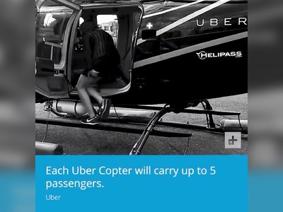 The Uber helicopter is finally here! And you can ride it now