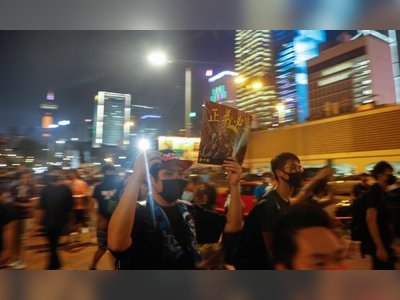 Hong Kong activist stabbed handing out pro-democracy leaflets at 'Lennon Wall'