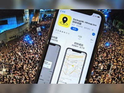 Apple offline in China amid row over Hong Kong anti-police app