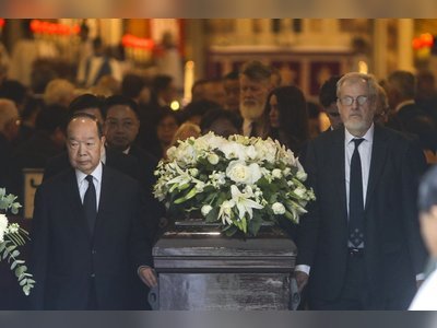 ‘He was saddened in his last days by what was happening to Hong Kong’: Carrie Lam gives emotional eulogy at funeral of David Akers-Jones, former No 2 colonial official