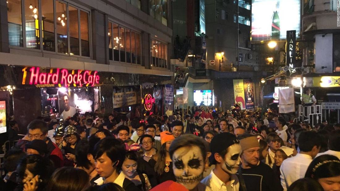 Asia's biggest Halloween party is in Hong Kong, where people have been