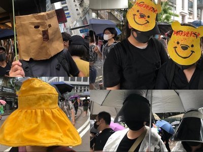 Paper bags, clothes and hats used to defy mask ban