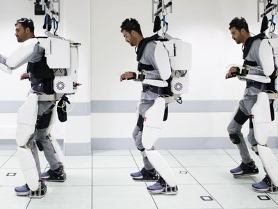 Paralysed man moves in mind-reading exoskeleton
