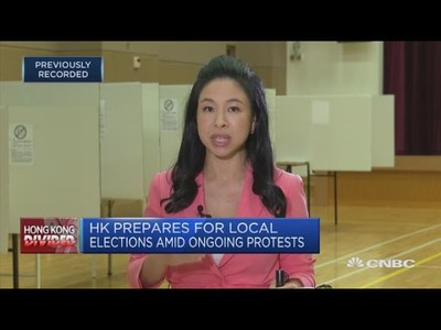 Hong Kong prepares for local elections amid ongoing protests