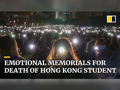 Memorials in Hong Kong for death of student, Chow Tsz-lok