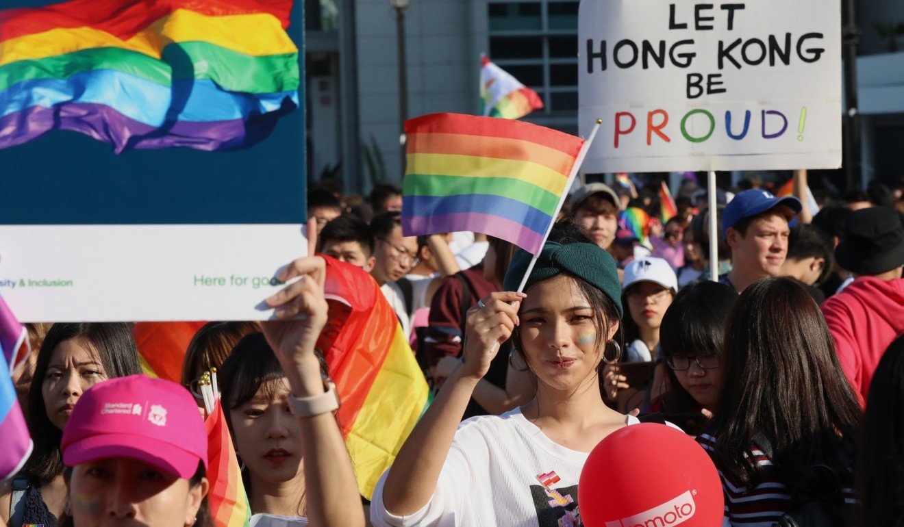 Thousands show up for pride parade on LGBT rights in Hong Kong, as some