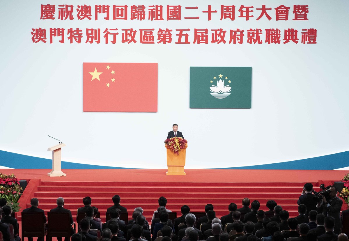 China allows no external forces to interfere with HK, Macao affairs