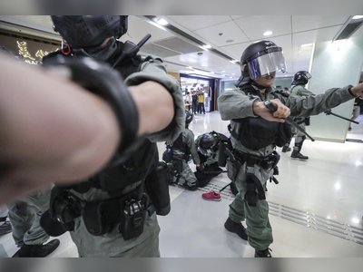 Hong Kong ‘Christmas shopping’ protests in several malls across city lead to vandalism of outlets and clashes