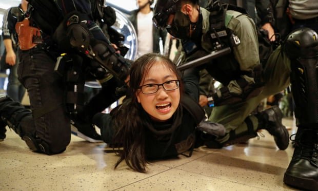 Hong Kong violence breaks out again in shopping centres