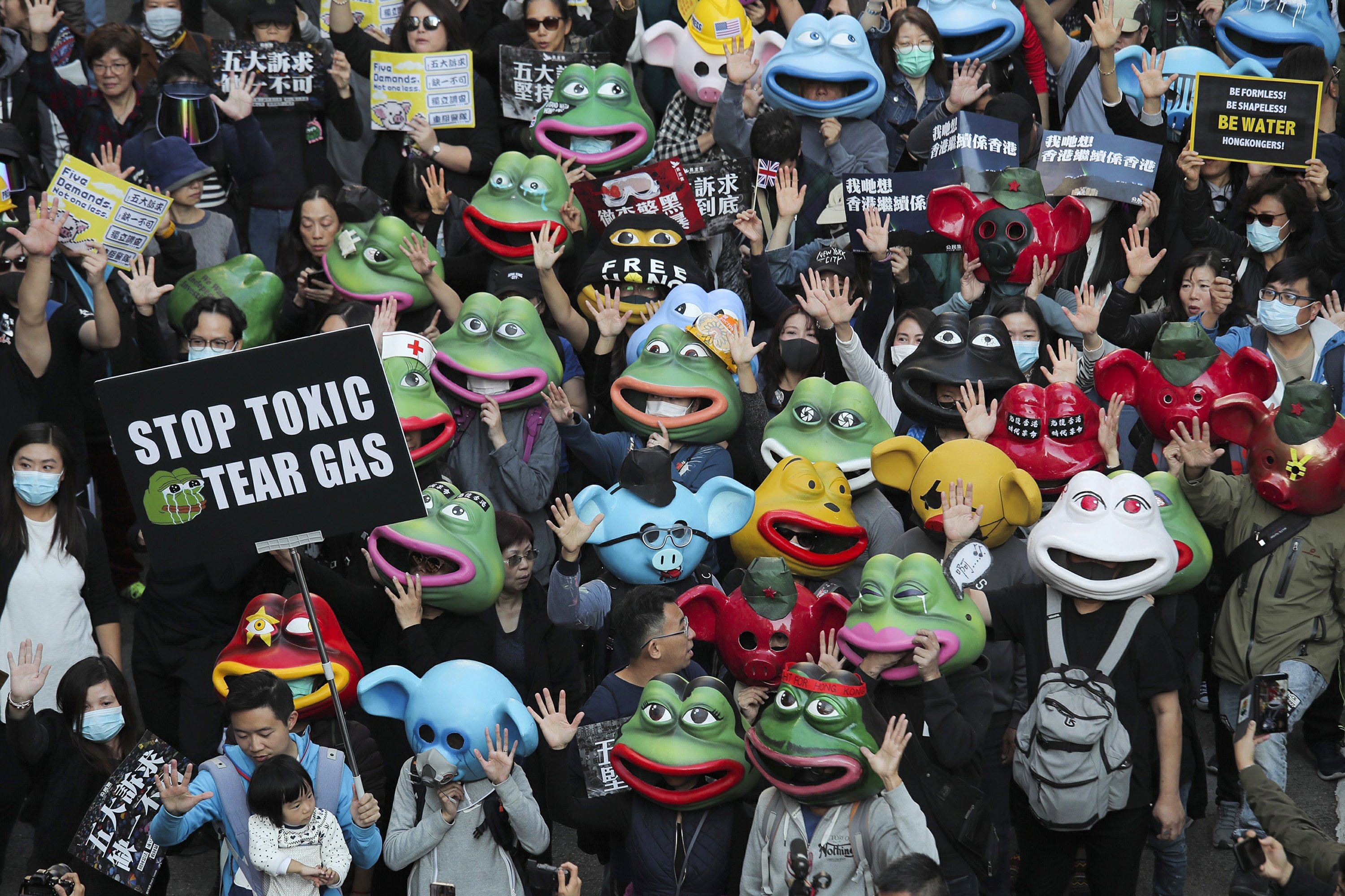 Anti-establishment views unite, divide Hong Kong protesters