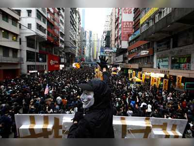Protests, Tear Gas Mark Hong Kong's New Year's Day