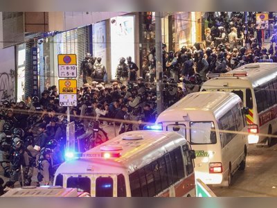 Hong Kong protests: civil rights group accuses police of breaking international law after three observers are arrested