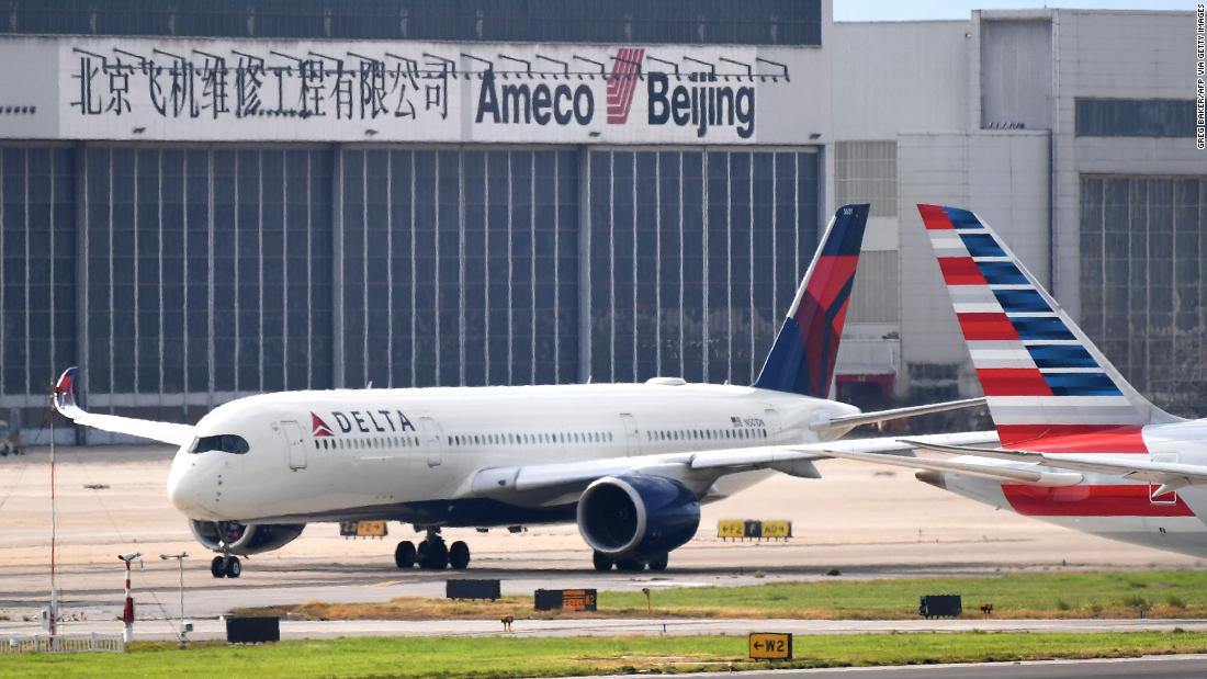 Major US airlines expand flight cancellations to China and Hong Kong