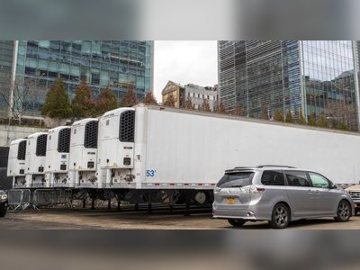 FEMA sends 85 refrigerated trucks to New York City to hold bodies