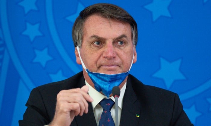 Brazil's Jair Bolsonaro says coronavirus crisis is a media trick