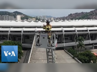 Brazilian Firefighter Plays Trumpet to Lift Spirits During Coronavirus Lockdown