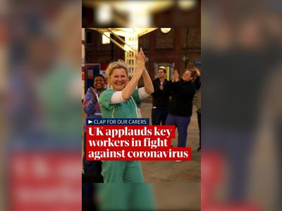 People across the UK clap, cheer and bang pots and pans for healthcare staff