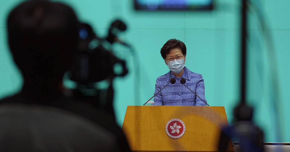 Hong Kong leader dismisses concerns of Chinese power grab