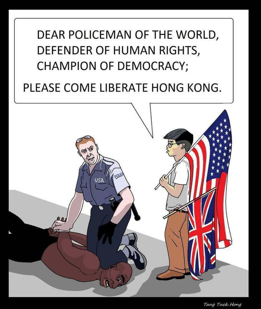 Hypocrisy vs Hong Kong