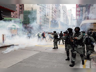 Tear gas fired, arrests made as thousands protest against Beijing’s planned national security law against the violance and terror attacks in Hong Kong