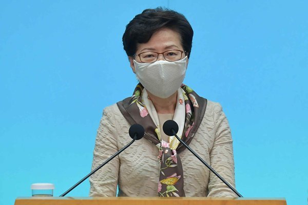 Hongkongers are living in fear, says Carrie Lam