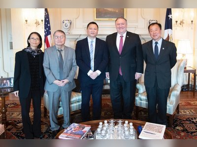 Mike Pompeo meets with 1989 Tiananmen Square activists at US State Department