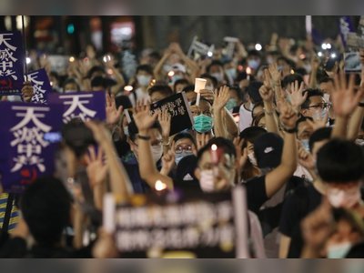 Tiananmen vigil in Hong Kong draws thousands despite coronavirus-related ban