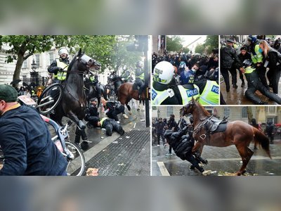 UK: 10 police officers injured during clashes at Black Lives Matter protest