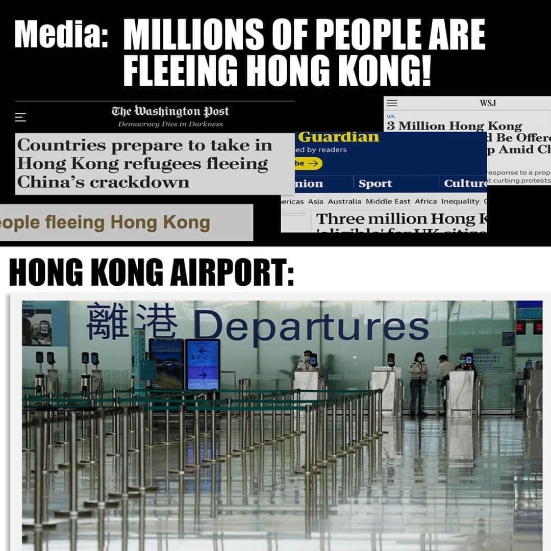 The propaganda about Hong Kong is going viral, even though it's absurd