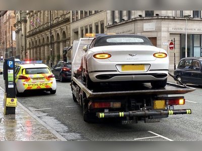 Bentley worth £167,000 towed by police as it 'had no insurance'
