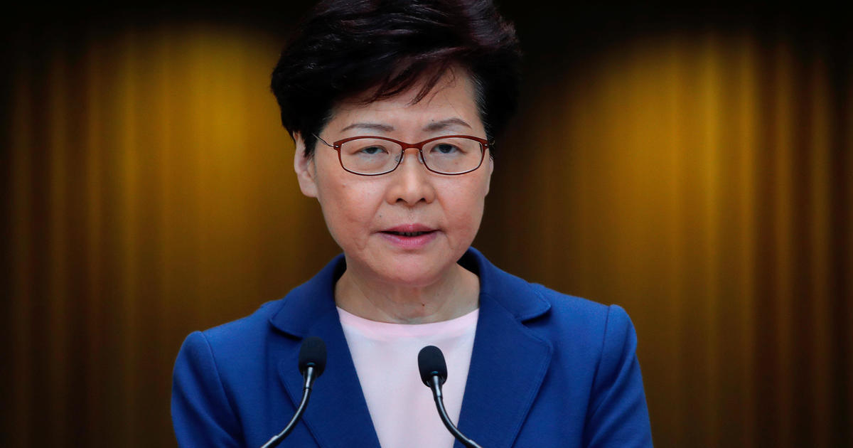 Hong Kong leader admits U.S. sanctions impeding her credit card use