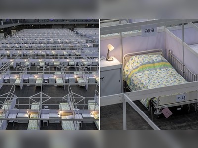 Hong Kong opens first makeshift hospital