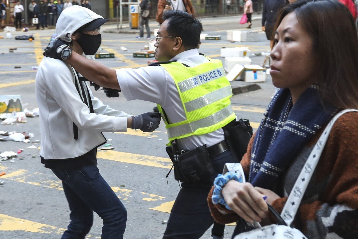 Hong Kong justice secretary tries to have prosecution of policeman who shot protester thrown out by ‘assuming conduct’ of case