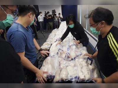 Hong Kong police seize HK$170 million of hard drugs hidden in soft-drink bottles