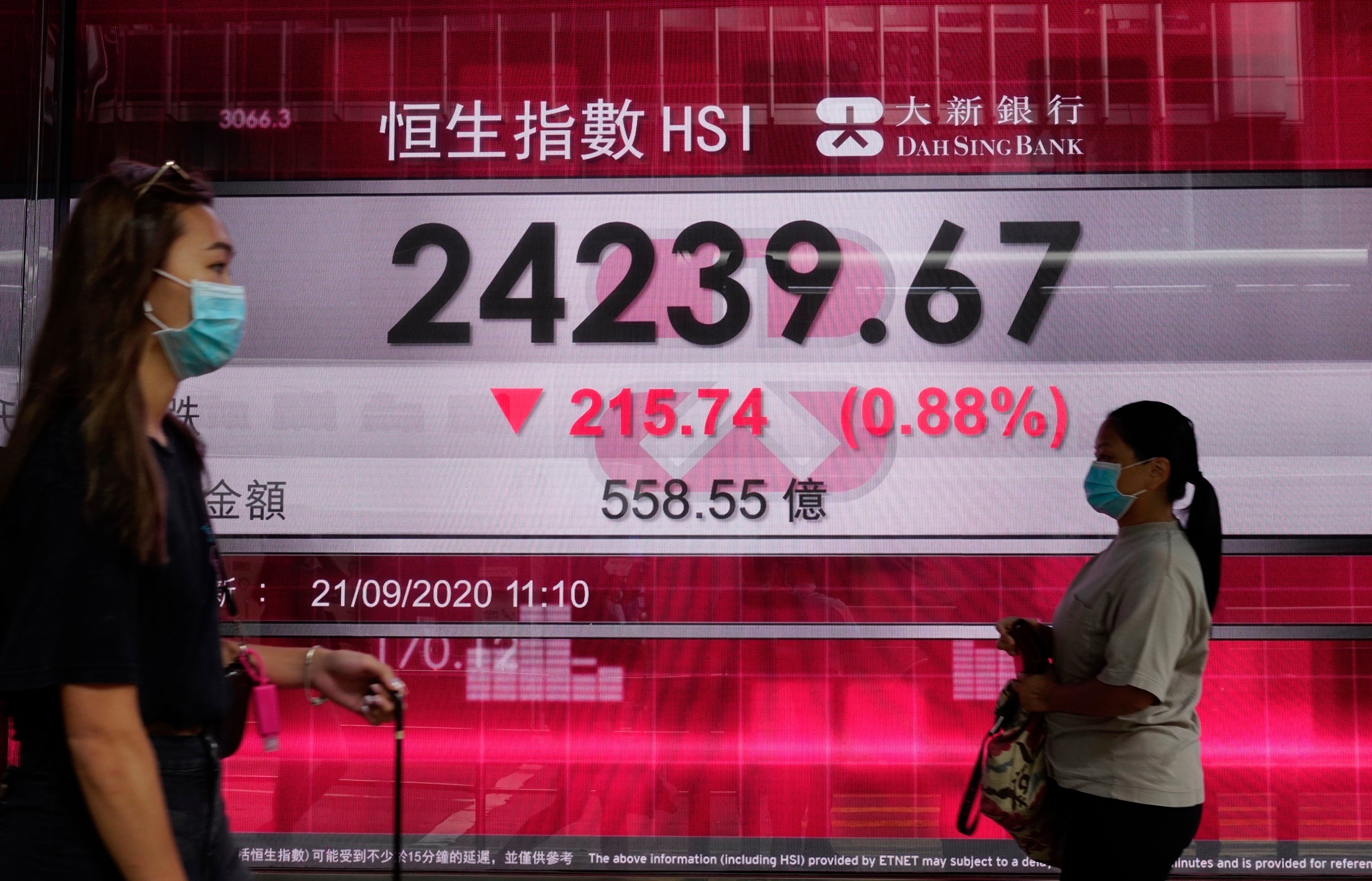Hong Kong Shares Slump As Banks Reel From Illicit Fund Movement Reports