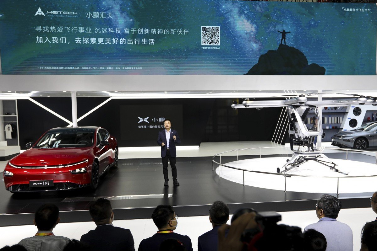 What comes after an electric vehicle? For Xpeng, it’s the flying car